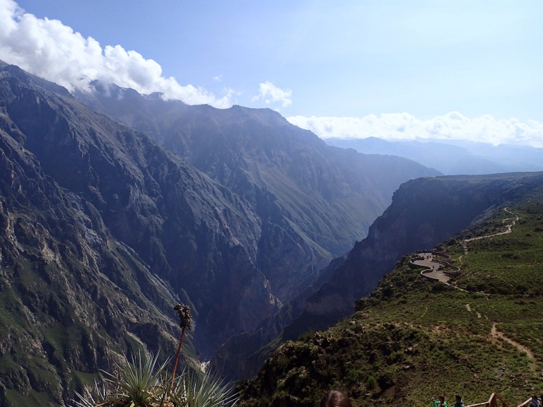 First glimpse of the Colca Canyon