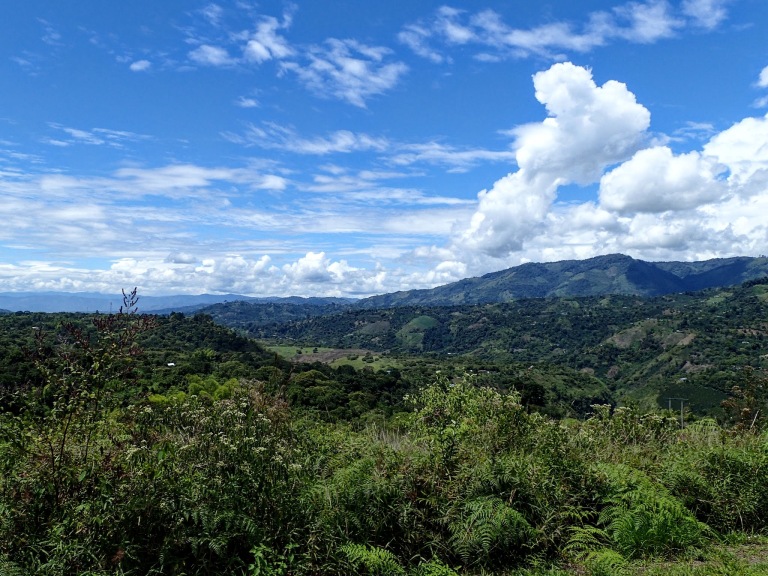 Andes in the south of Colombia